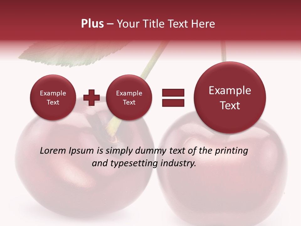 Isolated Delicious Freshness PowerPoint Template