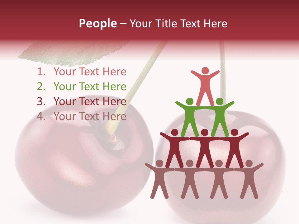 Isolated Delicious Freshness PowerPoint Template