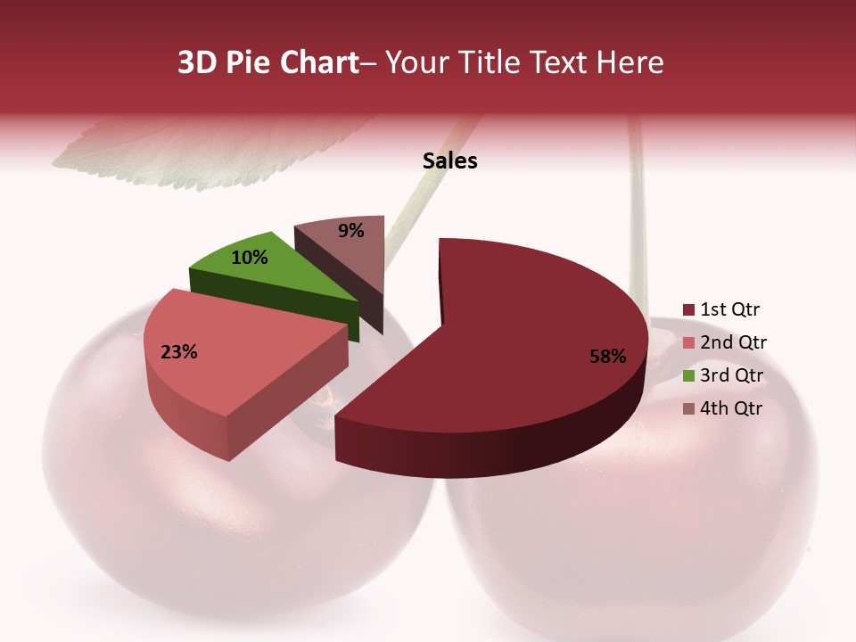 Isolated Delicious Freshness PowerPoint Template