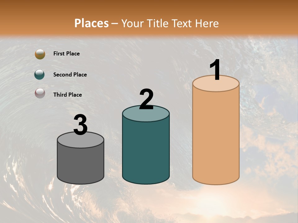 Horizontal Strength Power PowerPoint Template