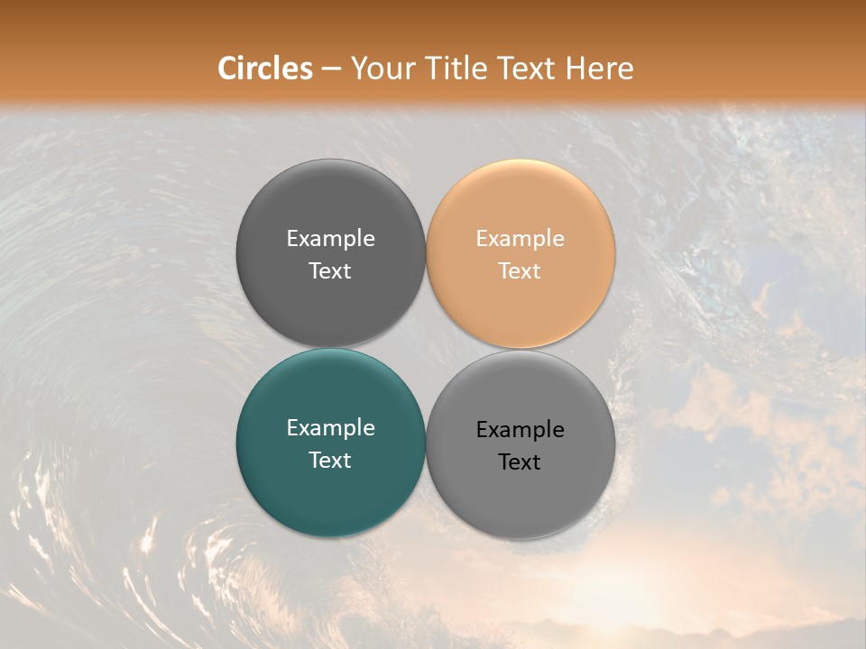 Horizontal Strength Power PowerPoint Template