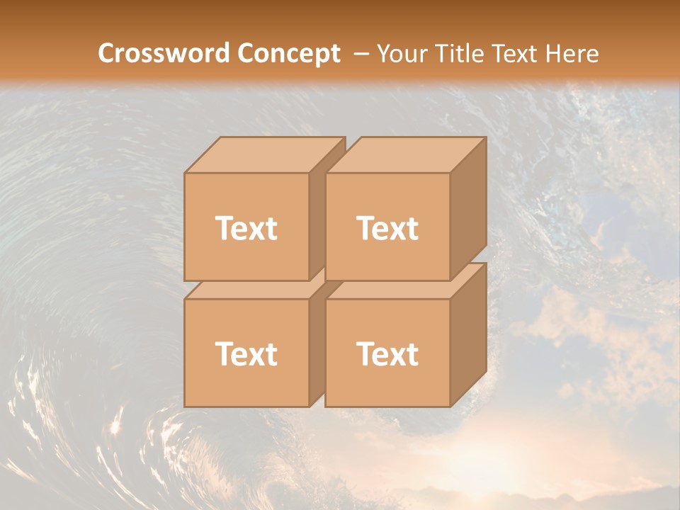 Horizontal Strength Power PowerPoint Template