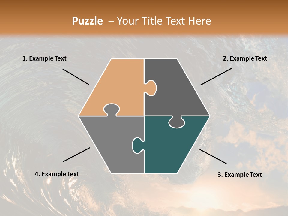 Horizontal Strength Power PowerPoint Template