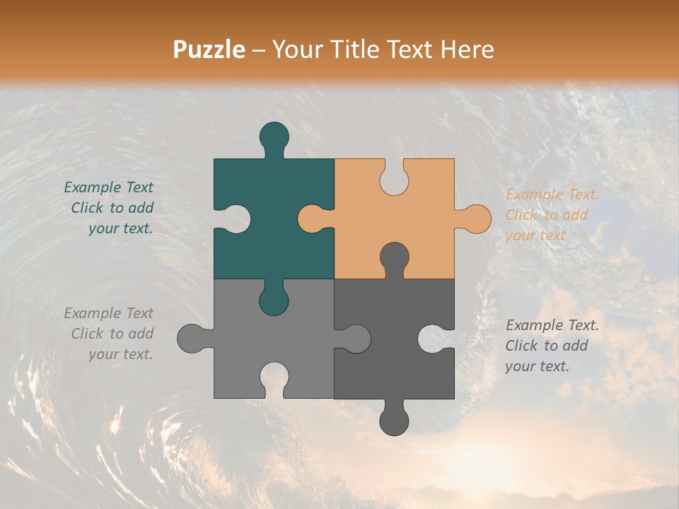 Horizontal Strength Power PowerPoint Template
