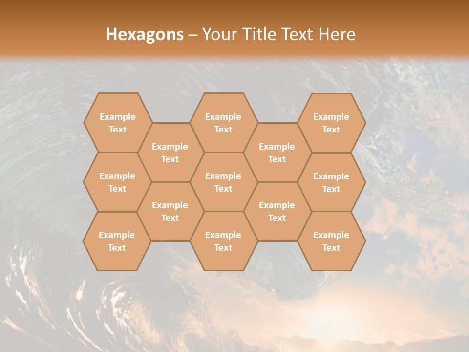 Horizontal Strength Power PowerPoint Template