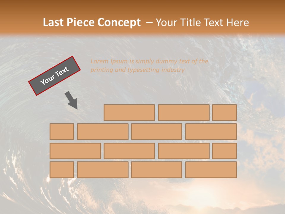 Horizontal Strength Power PowerPoint Template