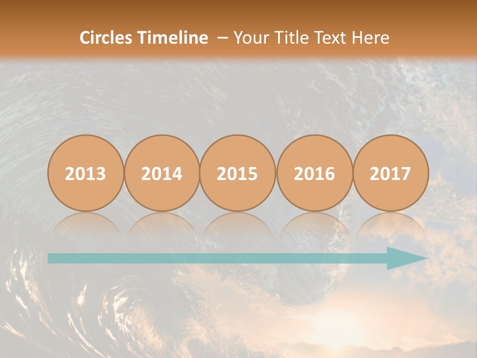 Horizontal Strength Power PowerPoint Template