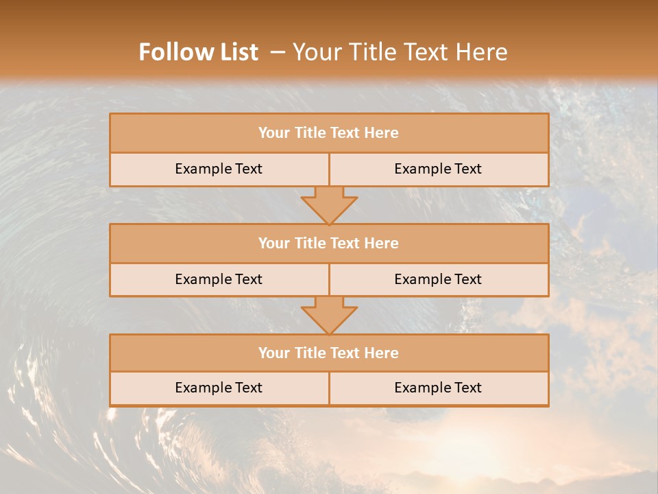 Horizontal Strength Power PowerPoint Template