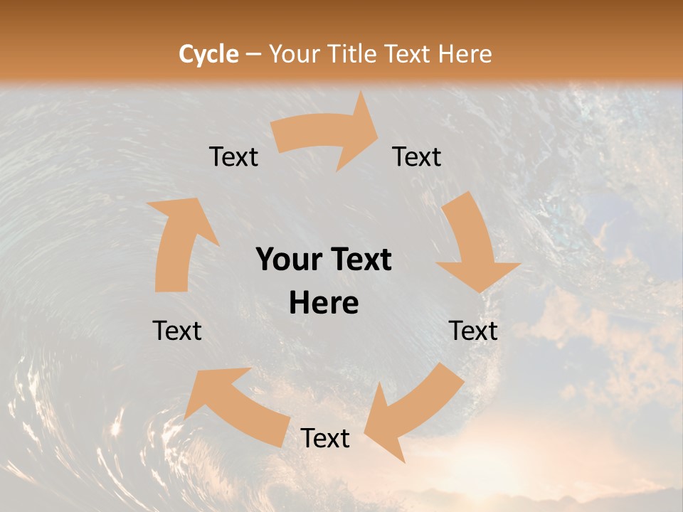 Horizontal Strength Power PowerPoint Template