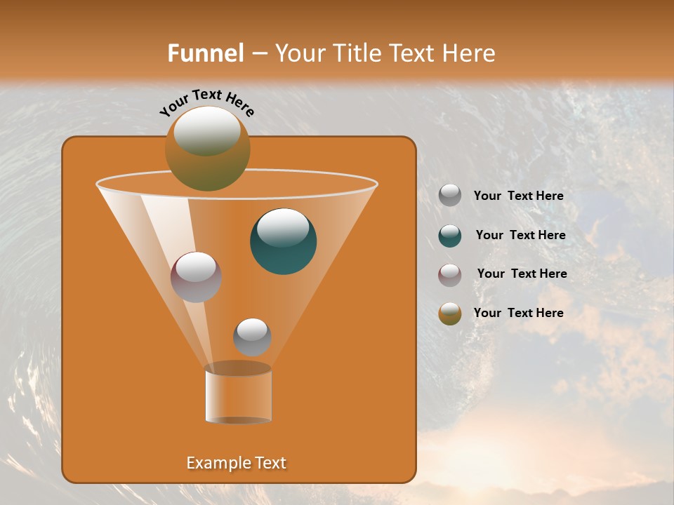 Horizontal Strength Power PowerPoint Template