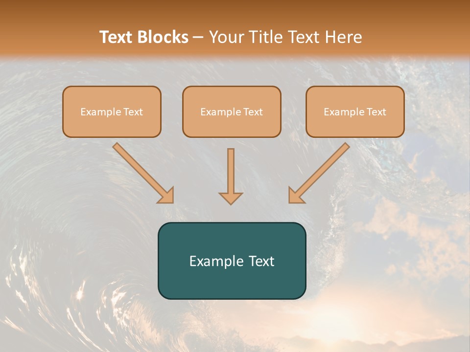 Horizontal Strength Power PowerPoint Template