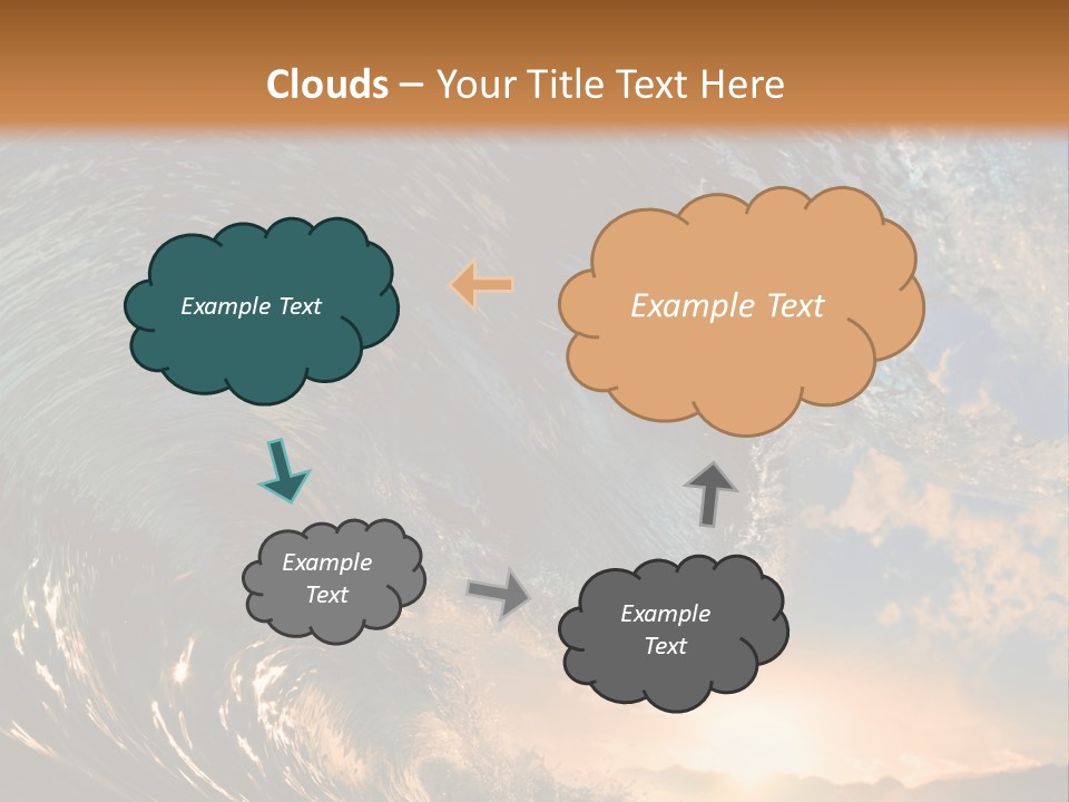 Horizontal Strength Power PowerPoint Template