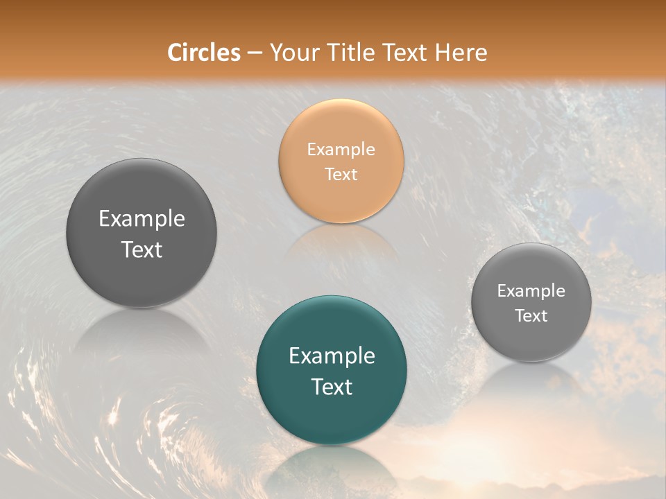Horizontal Strength Power PowerPoint Template