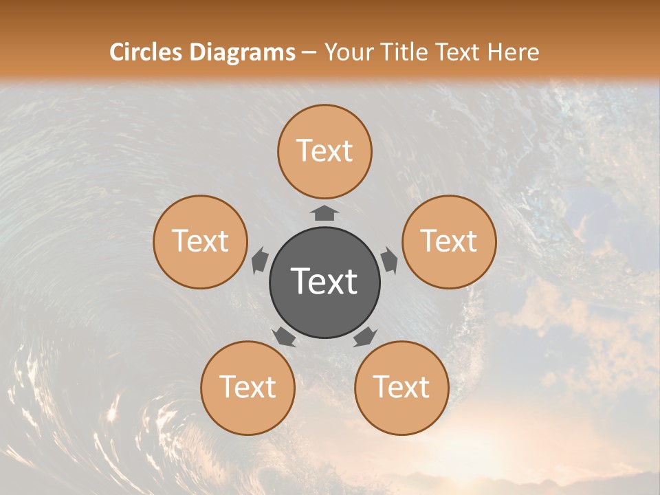 Horizontal Strength Power PowerPoint Template