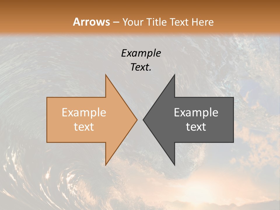 Horizontal Strength Power PowerPoint Template