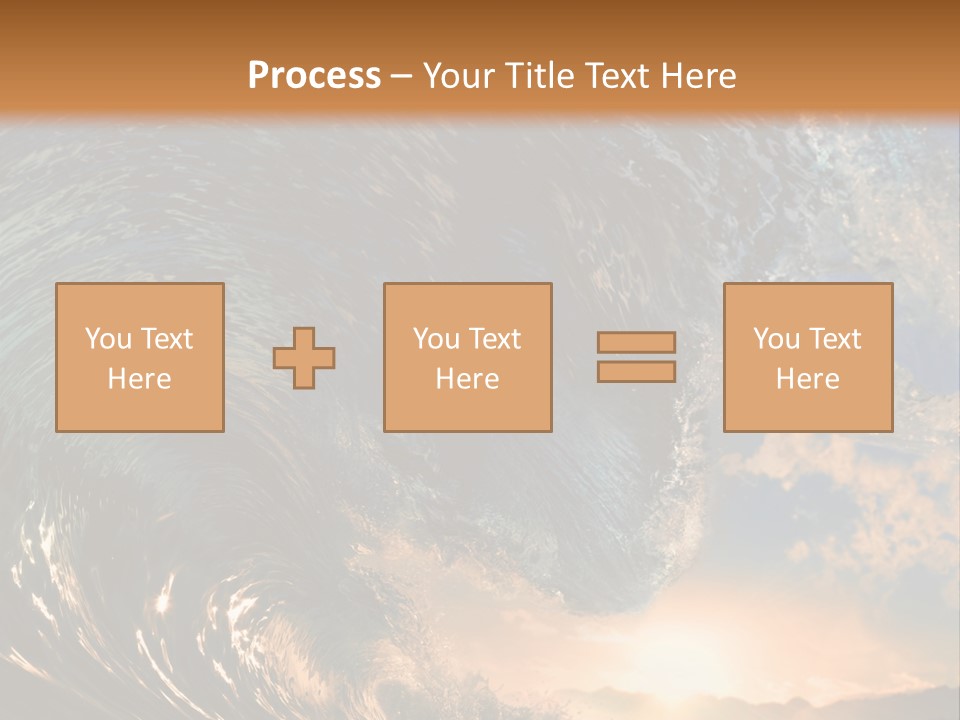 Horizontal Strength Power PowerPoint Template