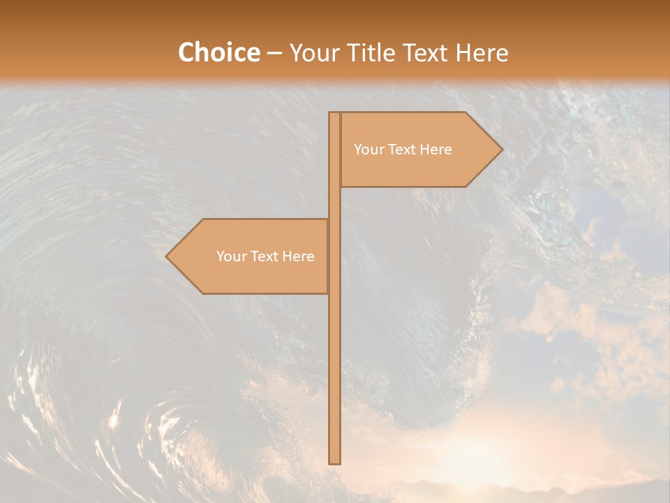 Horizontal Strength Power PowerPoint Template