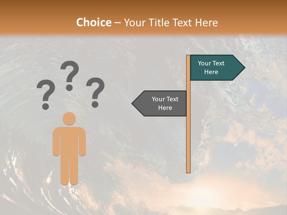 Horizontal Strength Power PowerPoint Template