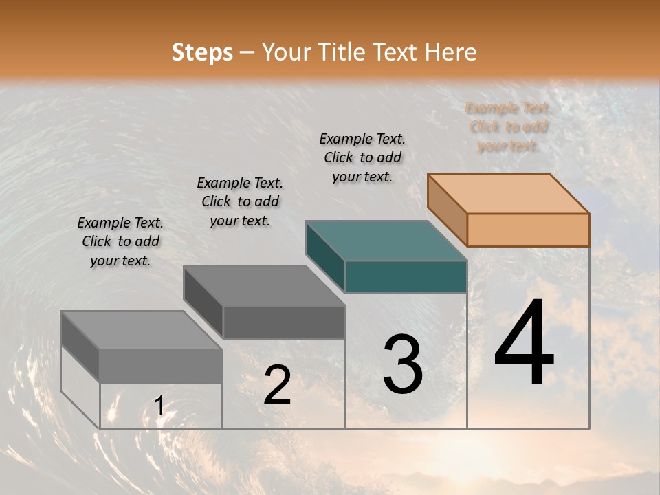 Horizontal Strength Power PowerPoint Template