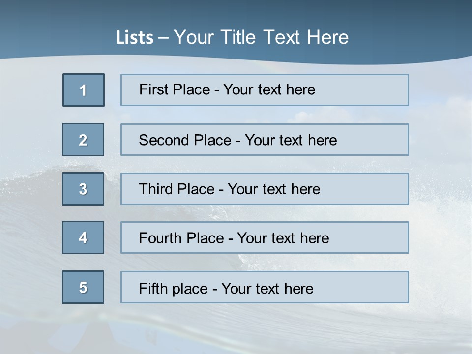 Water Life Danger PowerPoint Template