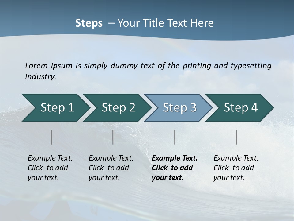 Water Life Danger PowerPoint Template