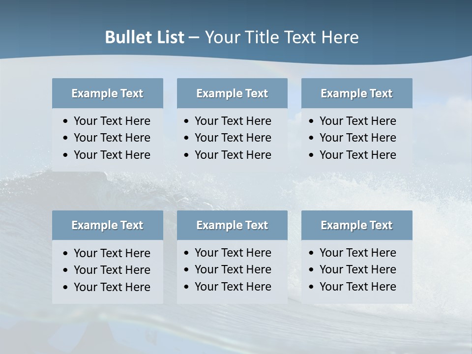 Water Life Danger PowerPoint Template