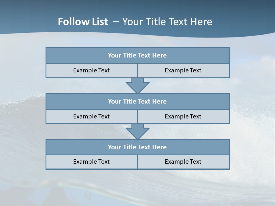 Water Life Danger PowerPoint Template