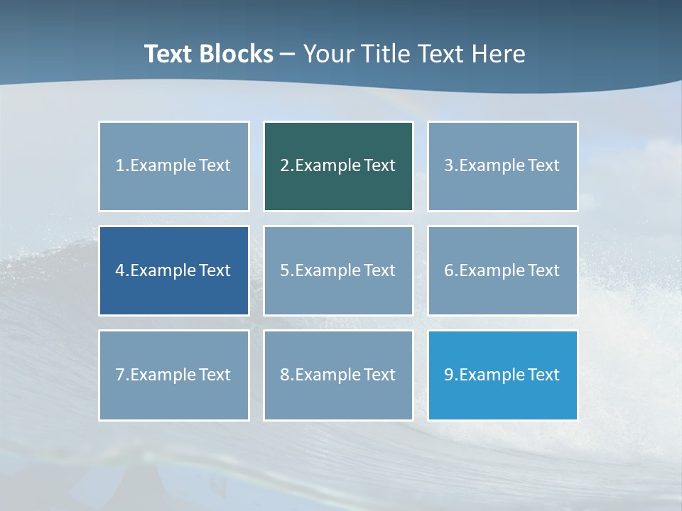 Water Life Danger PowerPoint Template