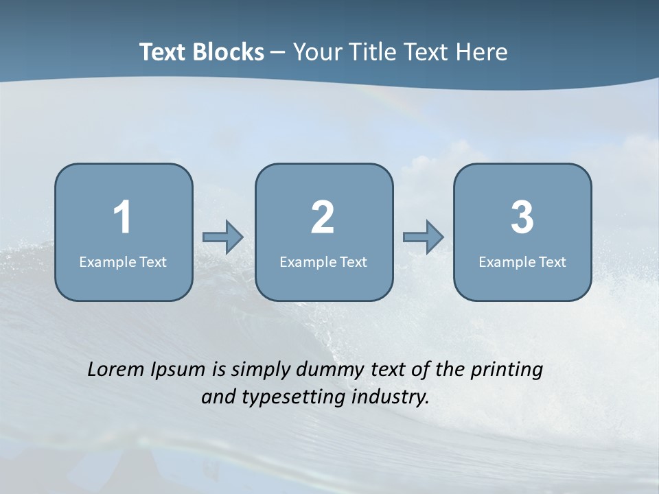 Water Life Danger PowerPoint Template