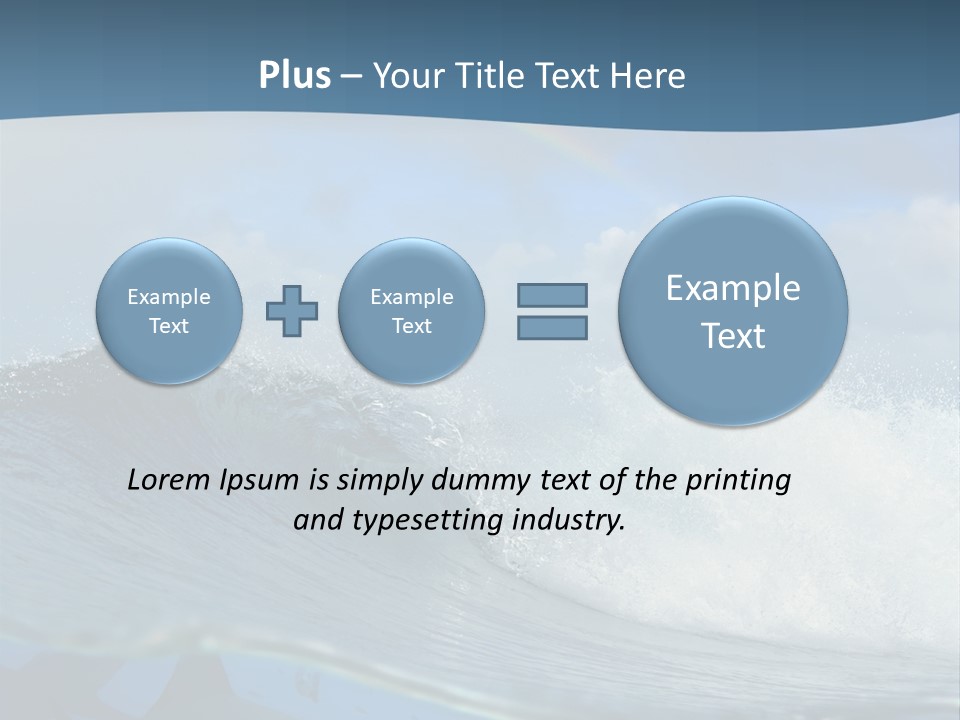 Water Life Danger PowerPoint Template