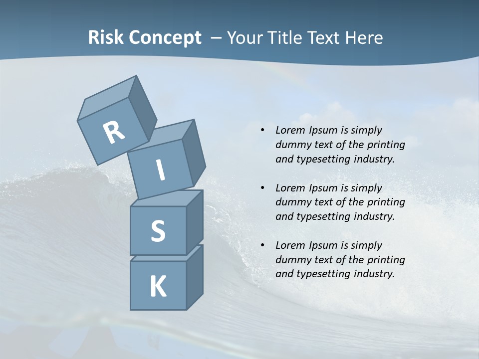 Water Life Danger PowerPoint Template