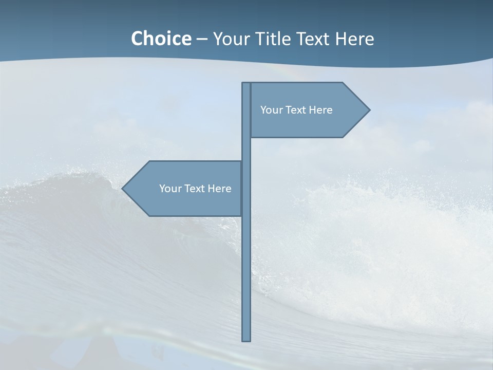 Water Life Danger PowerPoint Template