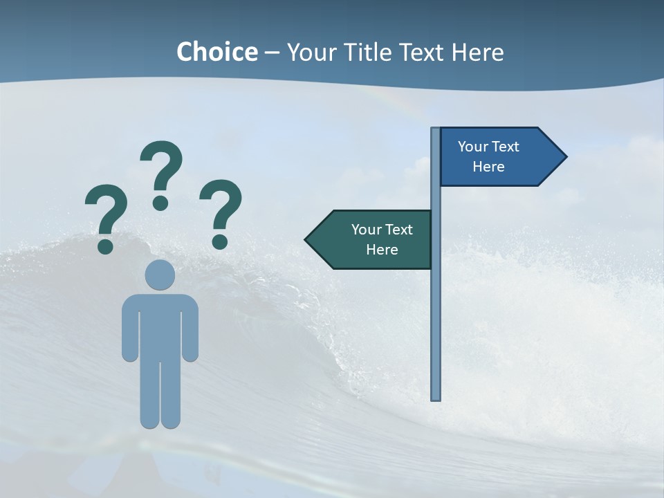 Water Life Danger PowerPoint Template