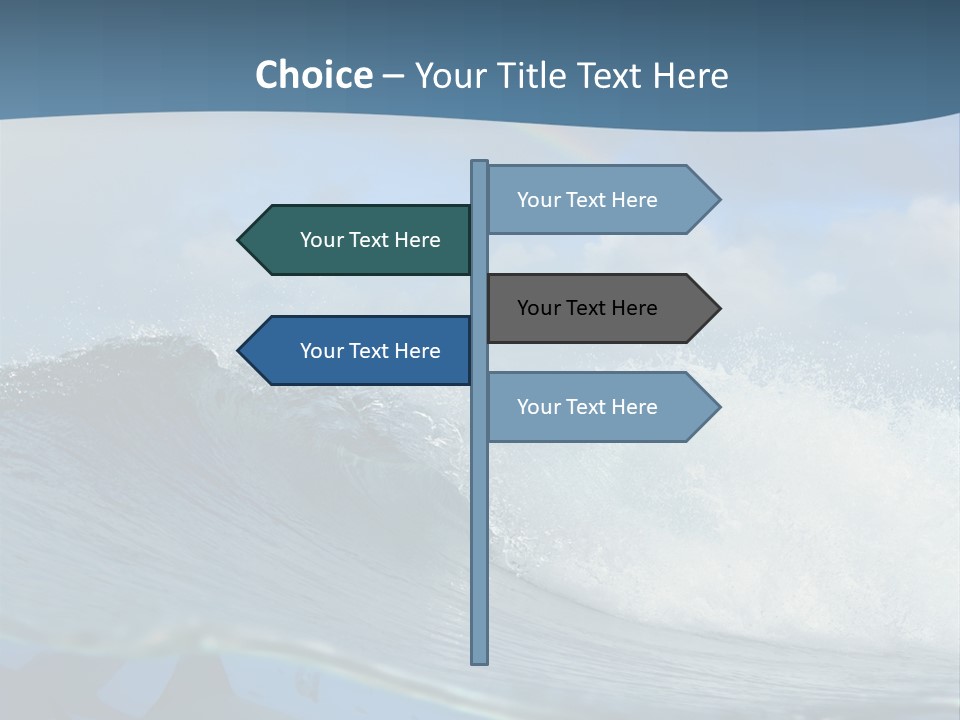 Water Life Danger PowerPoint Template