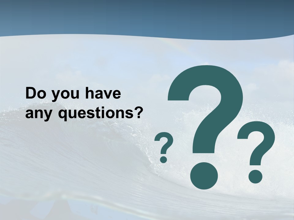 Water Life Danger PowerPoint Template