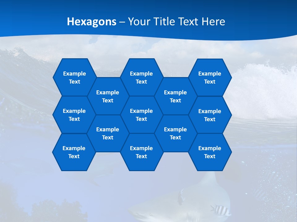 Fins Dorsal Diving PowerPoint Template