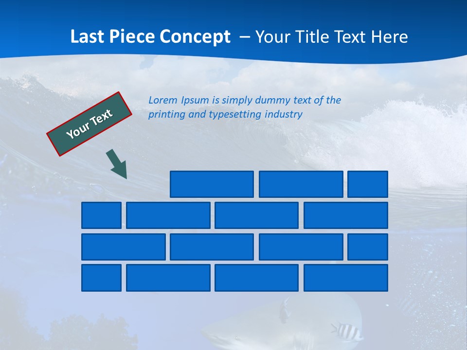 Fins Dorsal Diving PowerPoint Template