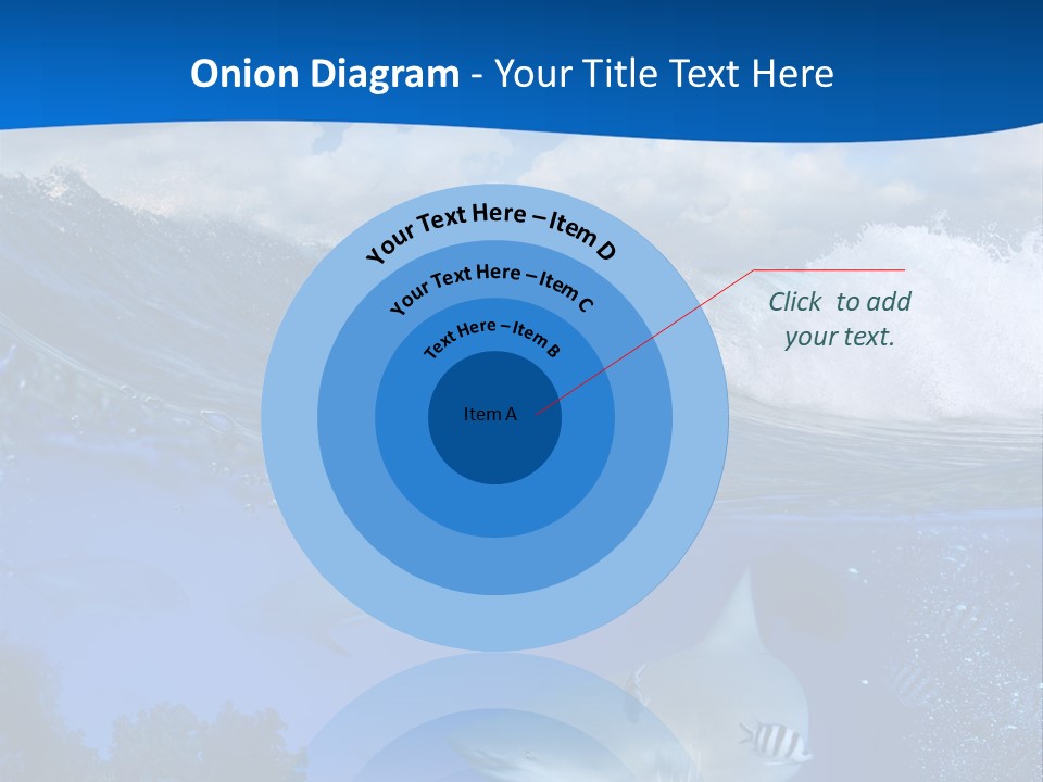 Fins Dorsal Diving PowerPoint Template