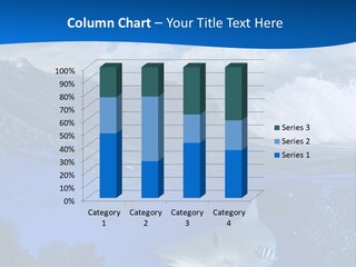 Fins Dorsal Diving PowerPoint Template