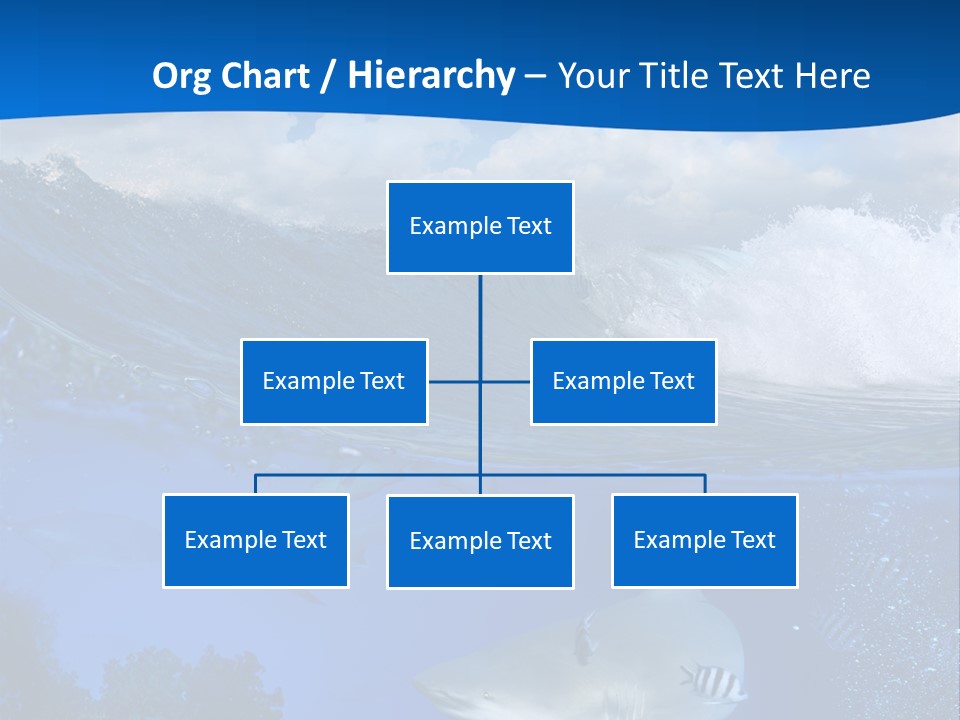 Fins Dorsal Diving PowerPoint Template