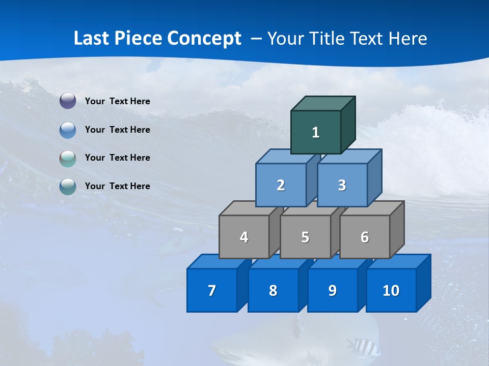 Fins Dorsal Diving PowerPoint Template