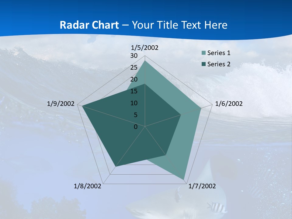 Fins Dorsal Diving PowerPoint Template