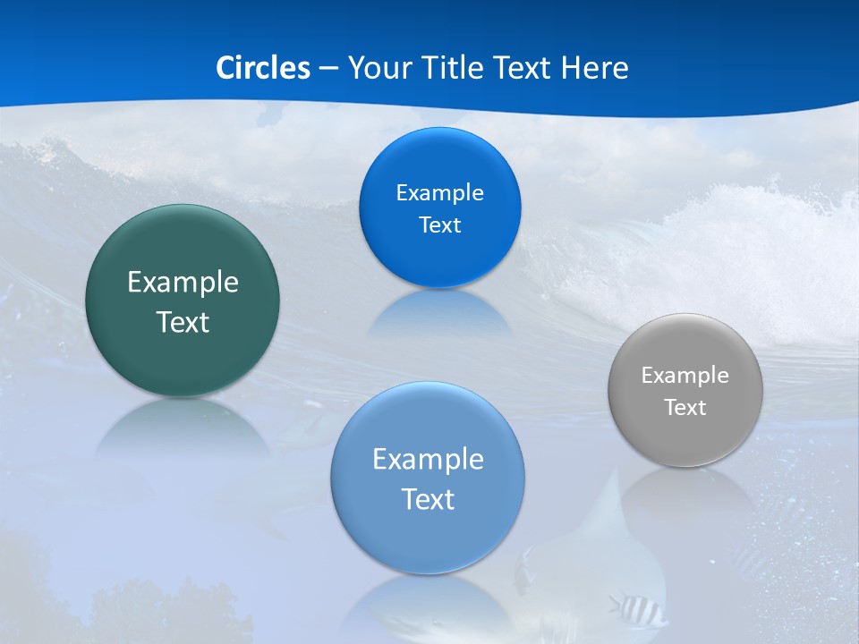 Fins Dorsal Diving PowerPoint Template