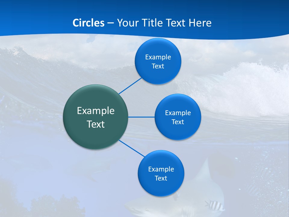Fins Dorsal Diving PowerPoint Template
