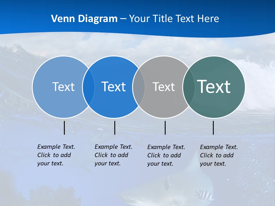 Fins Dorsal Diving PowerPoint Template