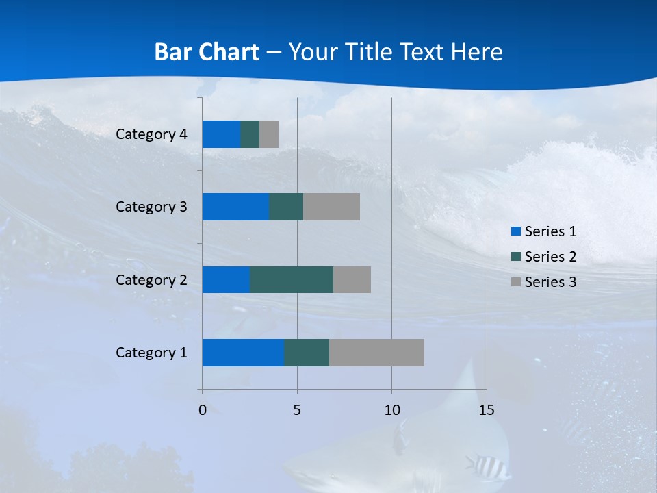 Fins Dorsal Diving PowerPoint Template