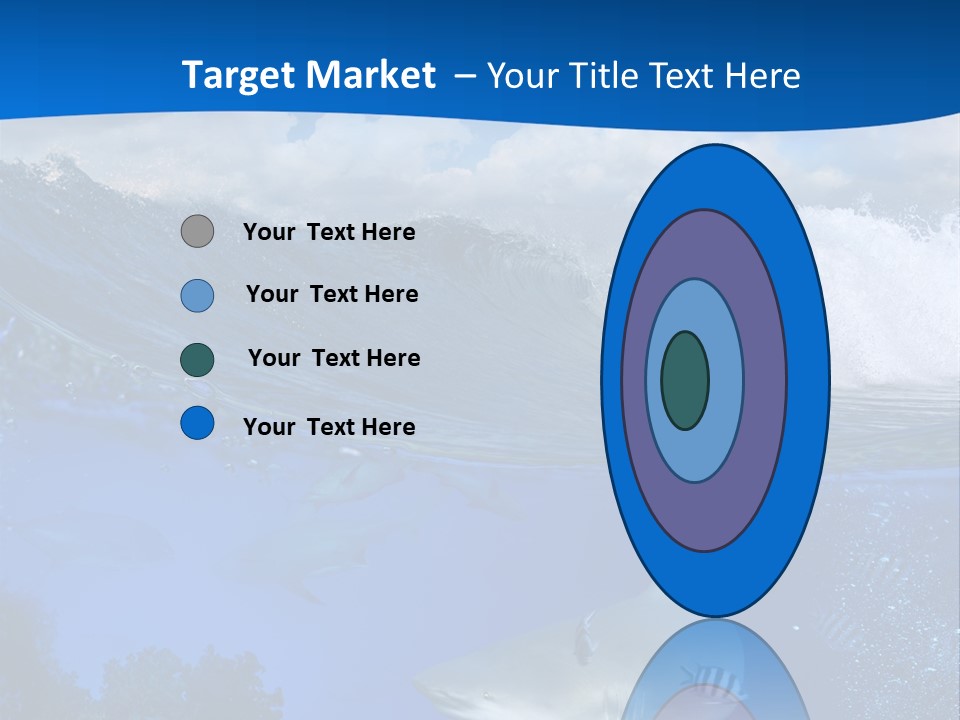 Fins Dorsal Diving PowerPoint Template