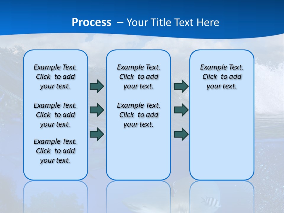 Fins Dorsal Diving PowerPoint Template