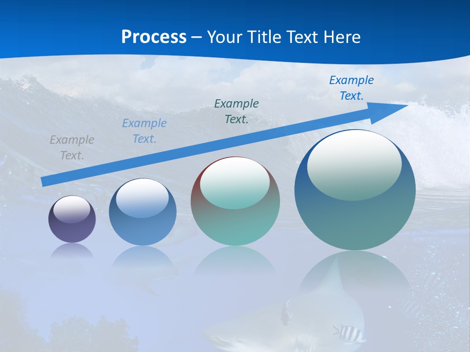 Fins Dorsal Diving PowerPoint Template