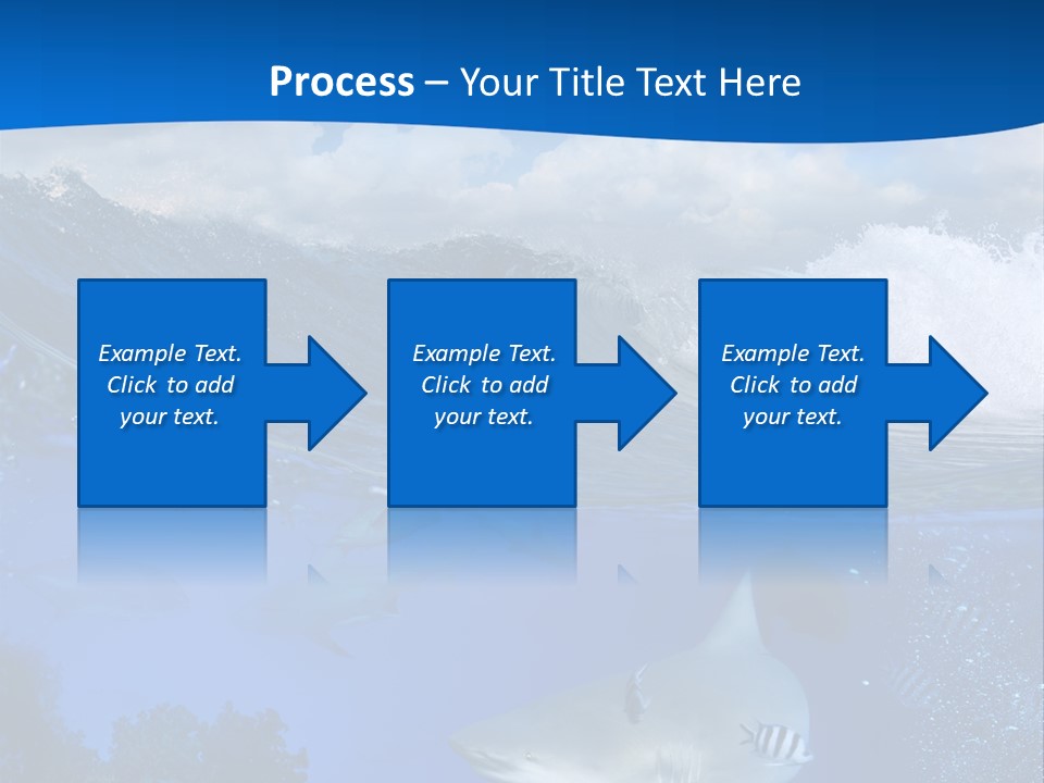 Fins Dorsal Diving PowerPoint Template